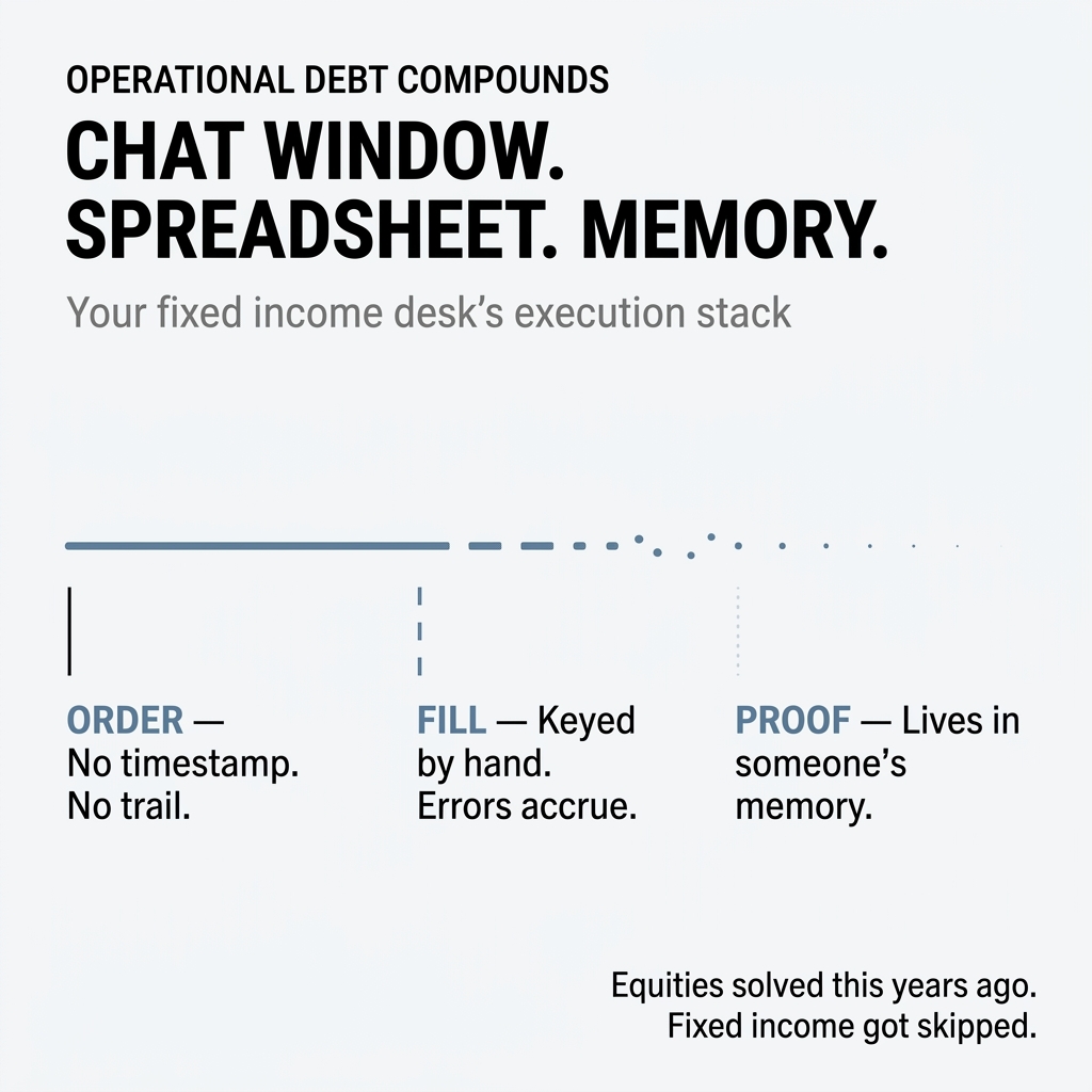 Fixed Income Execution Has Reached the Point Where Fragmentation Becomes a Business Problem